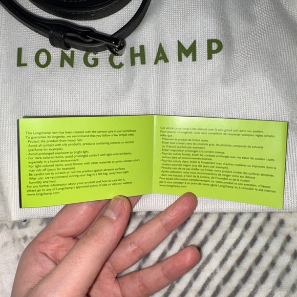 Brand New LE PLIAGE XTRA COIN PURSE - Black - Leather - Picture 7 of 7